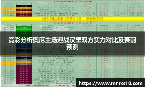 竞彩分析奥厄主场迎战汉堡双方实力对比及赛前预测